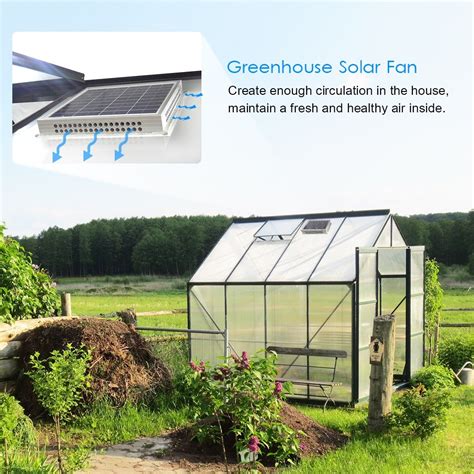 Greenhouse Solar Fan Solar Powered Attic Fan