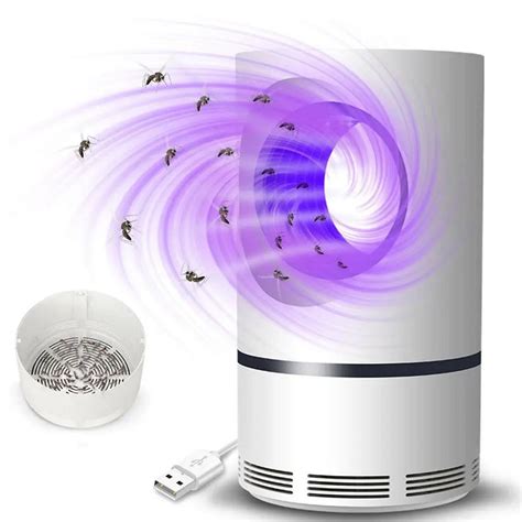 Led Uv Electronic Shock Mosquito Killer Lamps Household Mute Catch