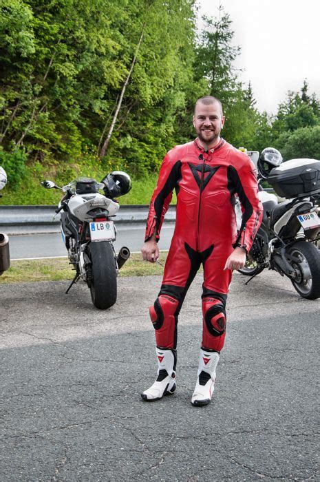 Dainesebikers — Davidm297 Wow Hot And Love The Red Dainese Bike Suit