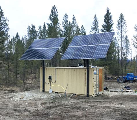Off Grid Solar Seacan Integrated Power Systems