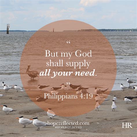 Monday Encouragement: Philippians 4:19 - Ideas & Inspiration | Hope ...