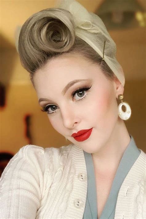 24 fascinating victory rolls hairstyles the modern take at the vintage trend roll hairstyle