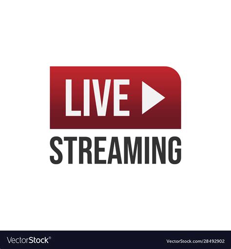 Live Stream Tv Logo Icon Vector Stock Vector Image By ©taawon