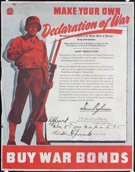 Sold Price 3 Original American World War Ii Posters Back Em Up March