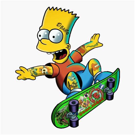 Bart Simpson Bart Simpson El Barto Hd Png Download Kindpng