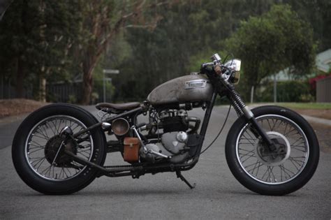Great savings & free delivery / collection on many items. Triumph Tiger Rigid Bobber 500cc Twin | Custom Cafe Racer ...