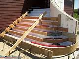 Photos of Framing Curved Stairs On Site