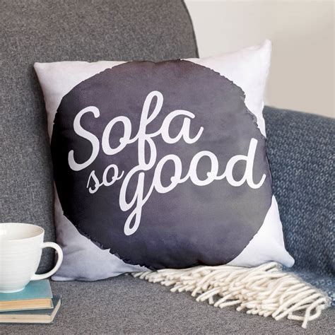 Sofa So Good Faux Suede Or Organic Cotton Cushion By The Drifting