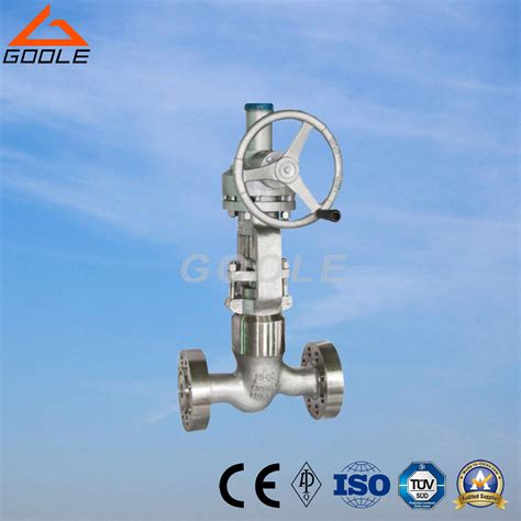 High Pressure Pressure Seal Globe Valve Class 2500 Flange Type With