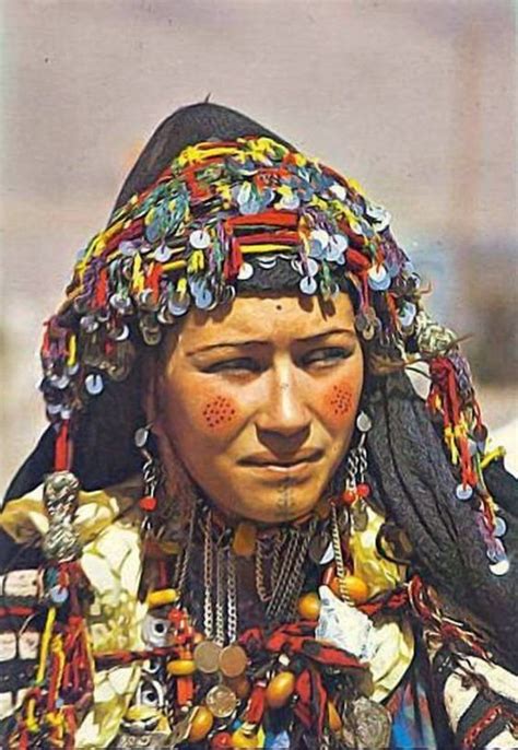 Classic Vintage Berber Woman Poster From Ait Haddidou Imilchil