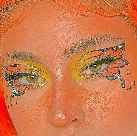 Indie Kid Makeup Butterfly Aesthetic Maquillaje De Ojos Creativos