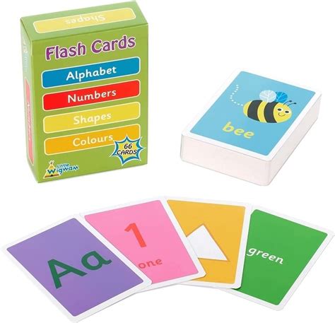Buy Little Wigwam Educational Toddler Flash Cards Set Of 66 Alphabet