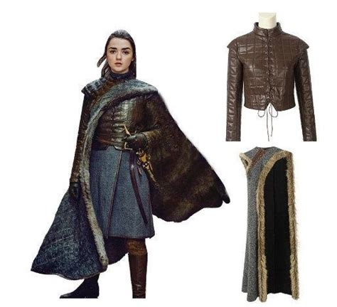 Arya Stark Costume Halloween Cosplay Game Of Thrones Handmade By