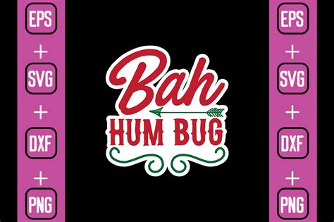 Bah Hum Bug Graphic By Svgbundle · Creative Fabrica