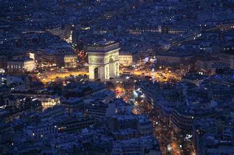 Arc De Triomphe Paris France View From The Eiffel Tower Reurope