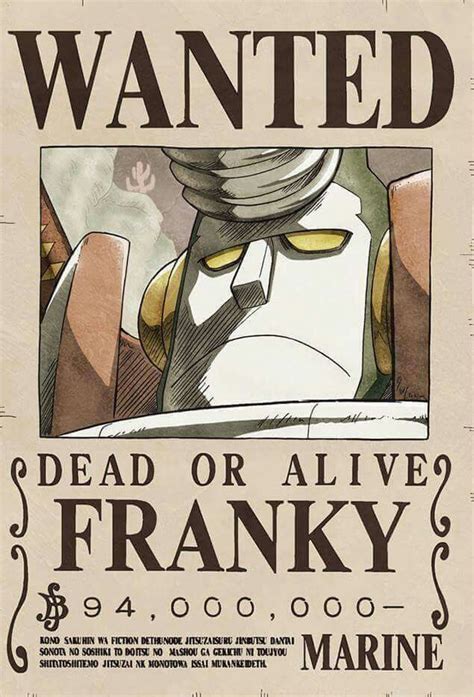 Franky One Piece Recompensas Meme De One Piece Personajes De One Piece