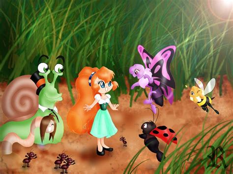 Thumbelina And The Critters By Rebenke On Deviantart
