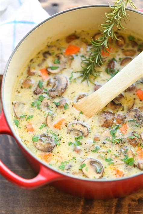 Creamy Chicken Mushroom Soup Fast And Easy Chicken Dinner Recipes Popsugar Food Photo 43