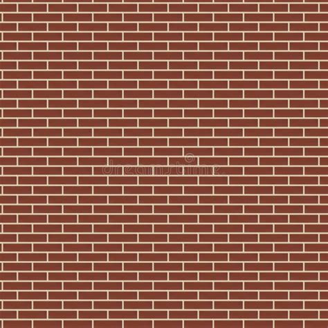 Red Brick Wall Seamless Texture Background Brown Color Brickwork