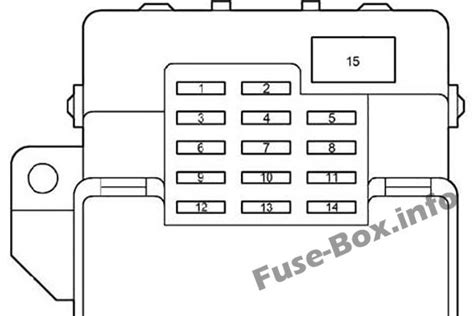 By referring to the diagram, you can easily locate the fuses for the ignition, taillight, windshield wiper, radio. Fuse Box Diagram Toyota Tacoma (2001-2004)