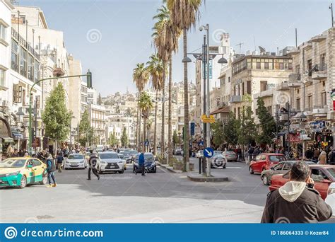 Streets Of Amman Jordan Editorial Stock Photo Image Of City 186064333