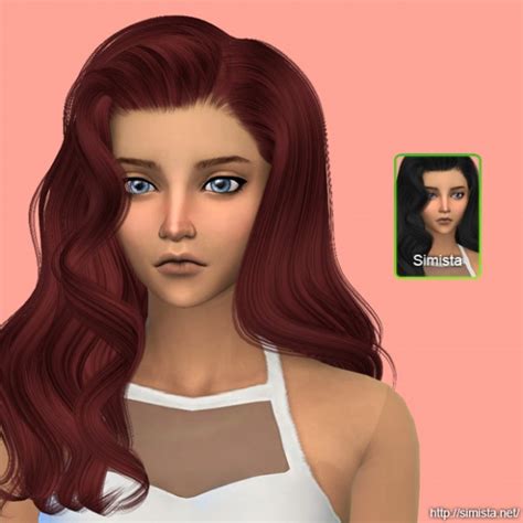 Sims 4 Hairs Simista Alesso`s Omen Hairstyle Retextured
