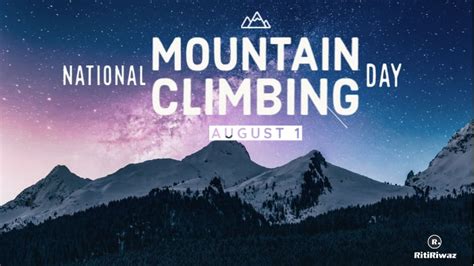 National Mountain Climbing Day Ritiriwaz