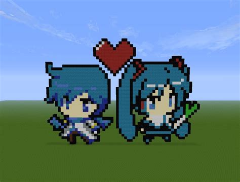 Minecraft Pixel Art Anime