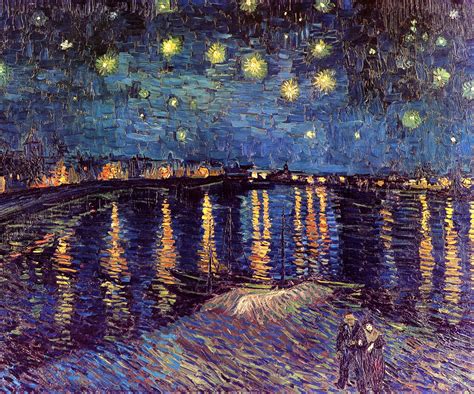 Vincent Van Gogh Picture Starry Night Over The Rhone 1888