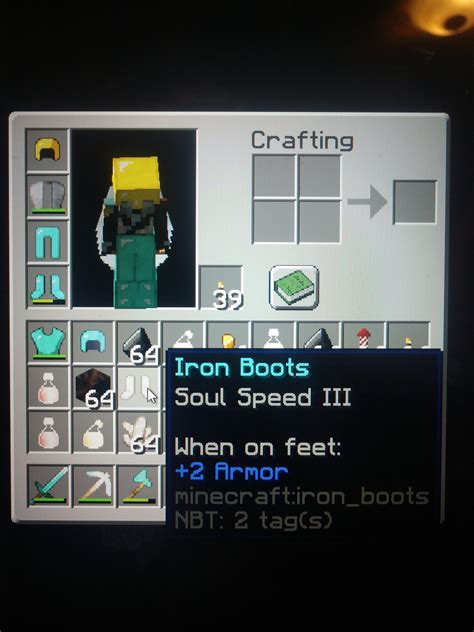 I Was Trading And Got Soul Speed 3 On Iron Boots Is There A Way To Get