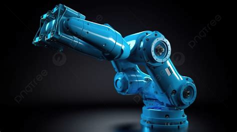 놀라운 d 렌더링의 파란색 로봇 팔 로봇 팔 기계 팔 산업용 로봇 배경 일러스트 및 사진 무료 다운로드 Pngtree