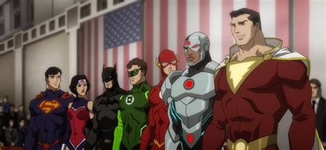 With sean astin, zach callison, christopher gorham, justin kirk. Back of the Head: Justice League: War