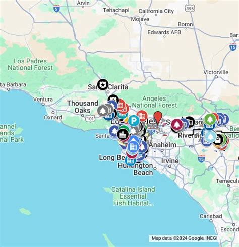 Los Angeles Gang Territory Map 2017 Losangeles