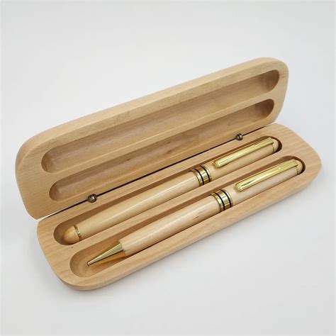 Buy Stationery Items 2 Piecesset Wood Pen Holder