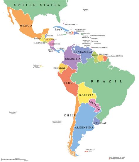 Geopolitical Regions Of The Americas Lac Geo