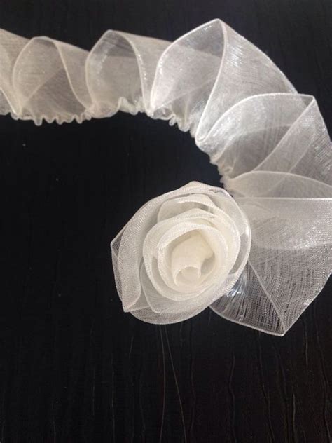 How To Make A No Sew Tulle Flower For Headband