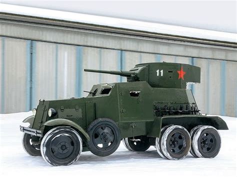 Ba 3 Soviet Medium Armored Car Mod 1933 Armored Vehicles Military