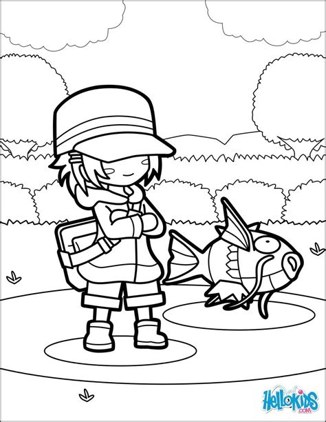 Discover This Beautiful Pokemon Magikarp Jump Coloring Page More