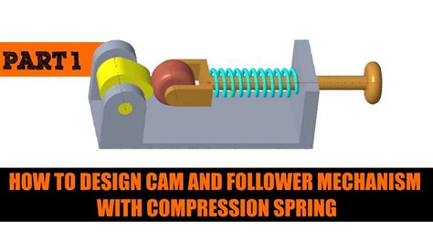 Cam And Follower With Compression Spring Design Assembly