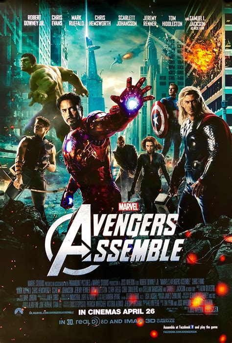 Sammeln And Kunst Antiquitäten And Kunst Avengers Assemble Movie Poster