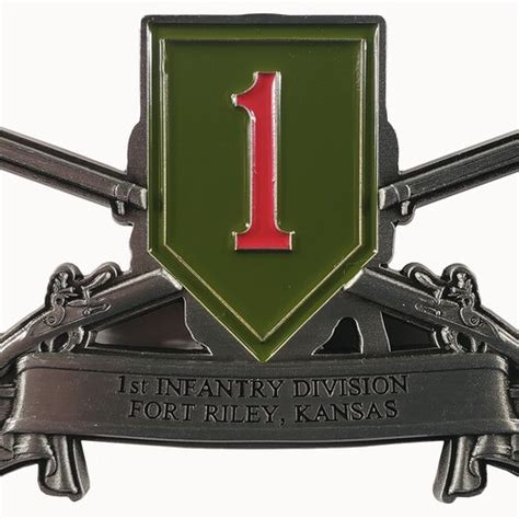 Us Army 4th Infantry Division Memorial Challenge Coin Etsy