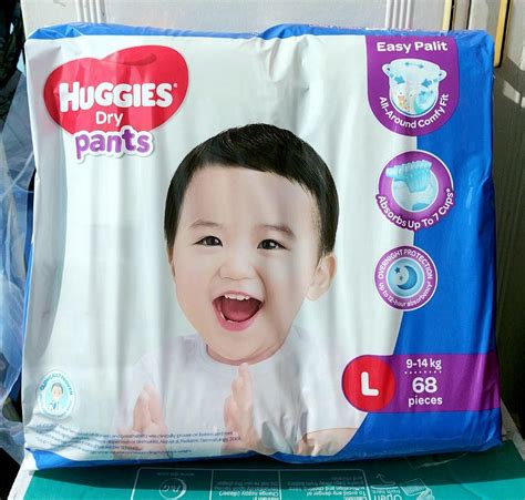 Huggies Dry Pants Diaper Large 68pcs Babies And Kids Bathing And Changing