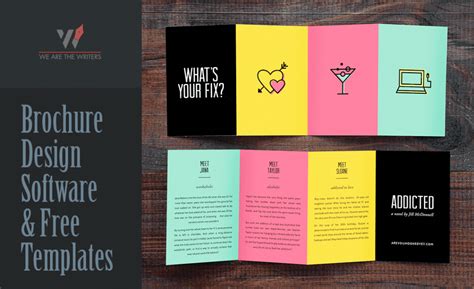 BROCHURE DESIGN SOFTWARE AND FREE TEMPLATES We Are The Writers