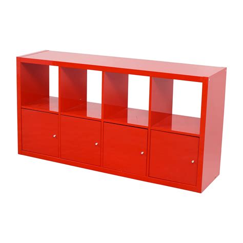 Easy ikea shoe cabinet hack lavender julep. 78% OFF - IKEA IKEA Red Shelving with Storage Cabinets ...