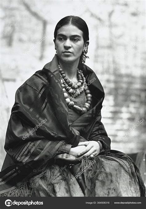 Frida Kahlo De Rivera 1907 1954 Famous Mexican Painter Stock