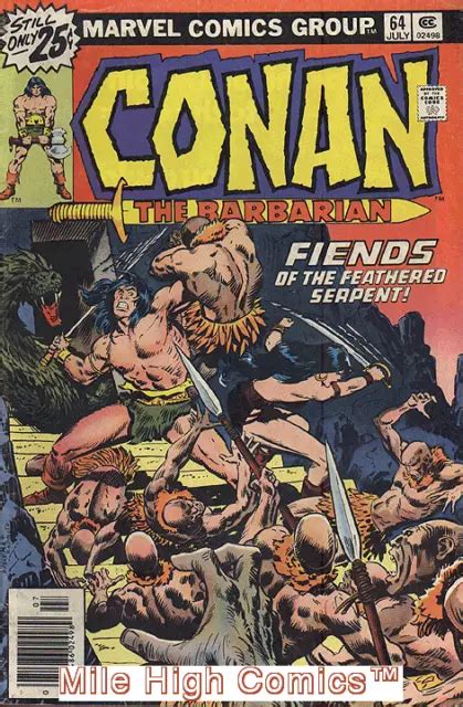 conan 1970 series conan the barbarian marvel 64 fine comics book 3 90 picclick