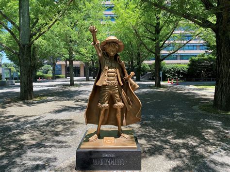 Statues Of Luffy Sightseeing Kumamoto City Official Guide