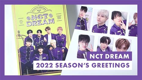 Unboxing 2022 NCT DREAM 엔시티 드림 Season s Greetings Aladin Pre Order