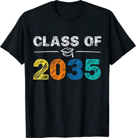 Class Of 2035 Grow With Me First Day Of School Graduation 1 Buy T