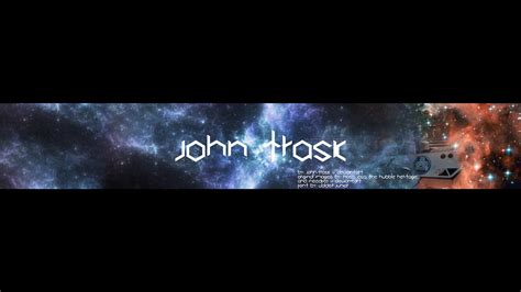 Youtube Channel Banner By John Trask On Deviantart